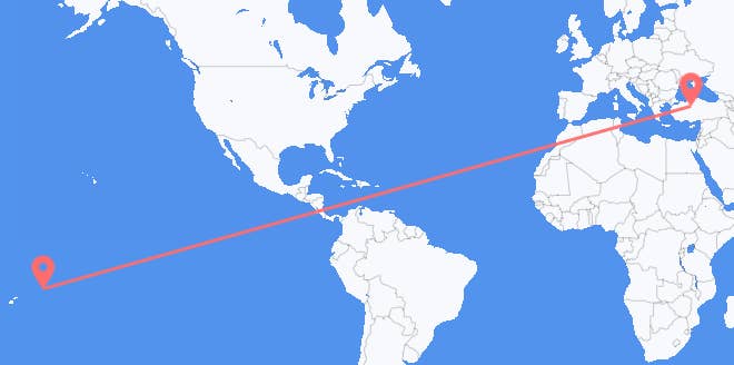 Wallis und Futuna nach die Türkei