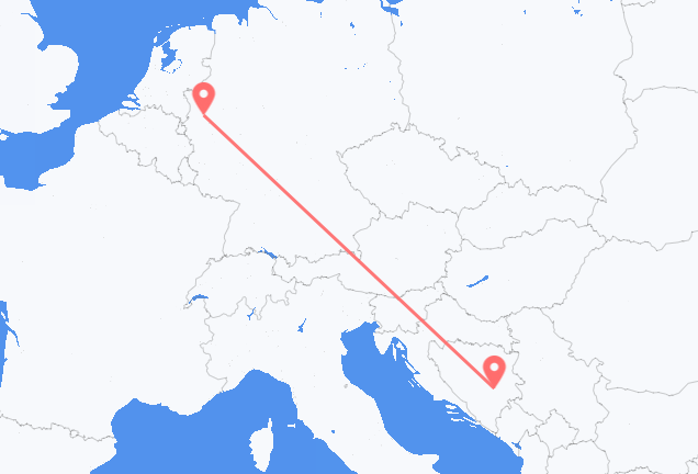 Sarajevo to Düsseldorf