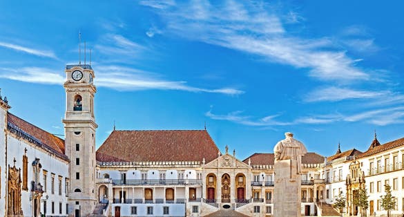 Photo of Coimbra university in Portugal.