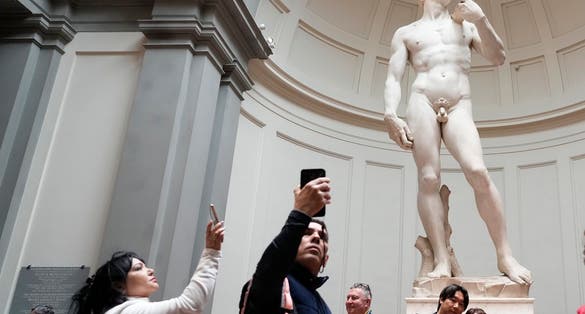 photo of David of Michelangelo,Florence Italy.