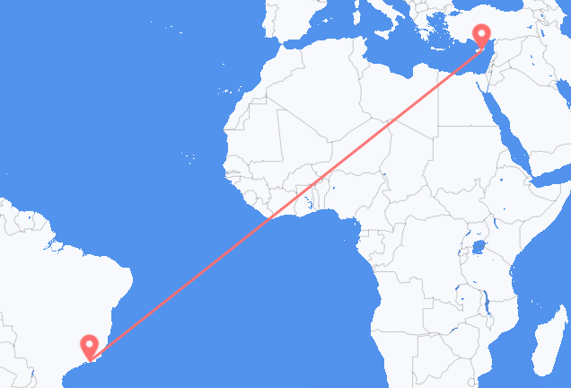 Río de Janeiro a Lárnaca