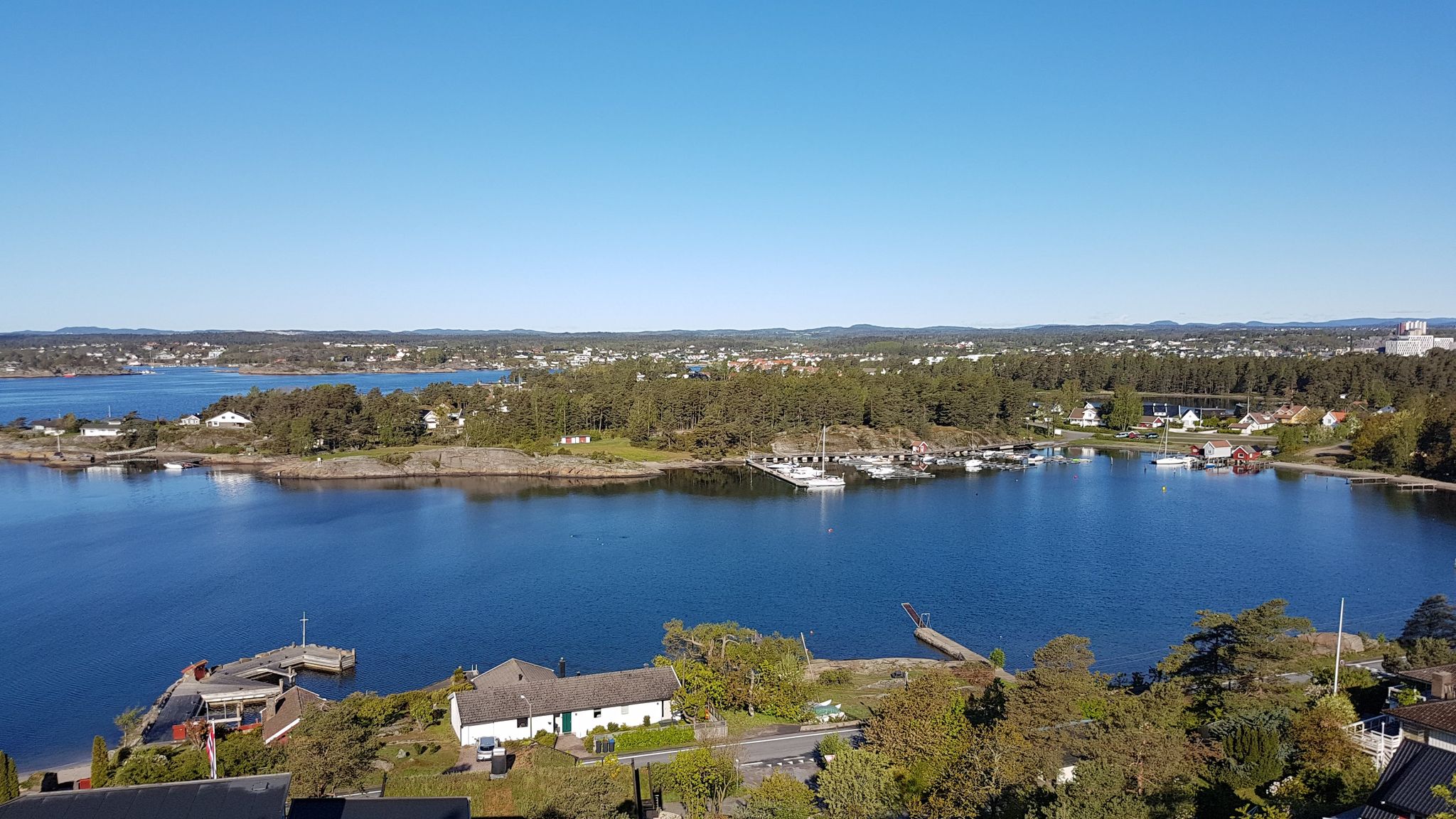 Bay in the town of Sandefjord.