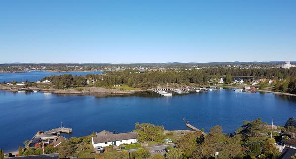 Bay in the town of Sandefjord.