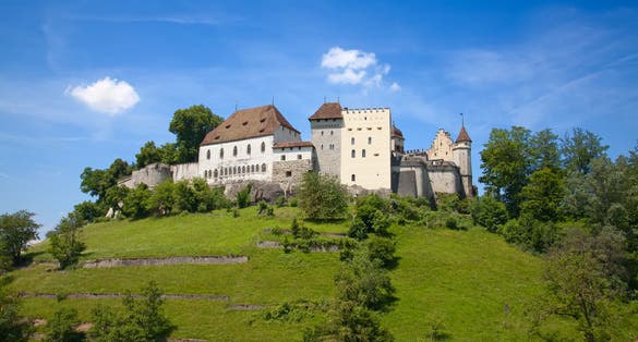 photo of Lenzburg castle near Zurich, Switzerland.
