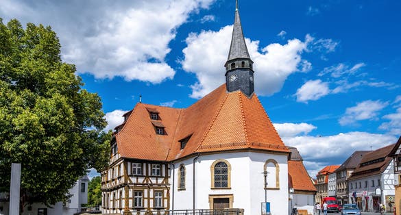 Photo of Saint Katherina Church in Forchheim, Bavaria, Germany.