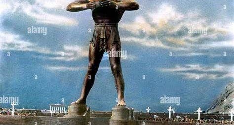 photo of view of Colossus of Rhodes Memorial, Rhodes, Greece.