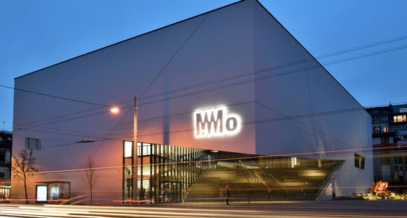 photo of  MO museum on november 02, 2018 in Vilnius, Lithuania. MO museum is a modern art museum, in Vilnius, the capital of Lithuania.