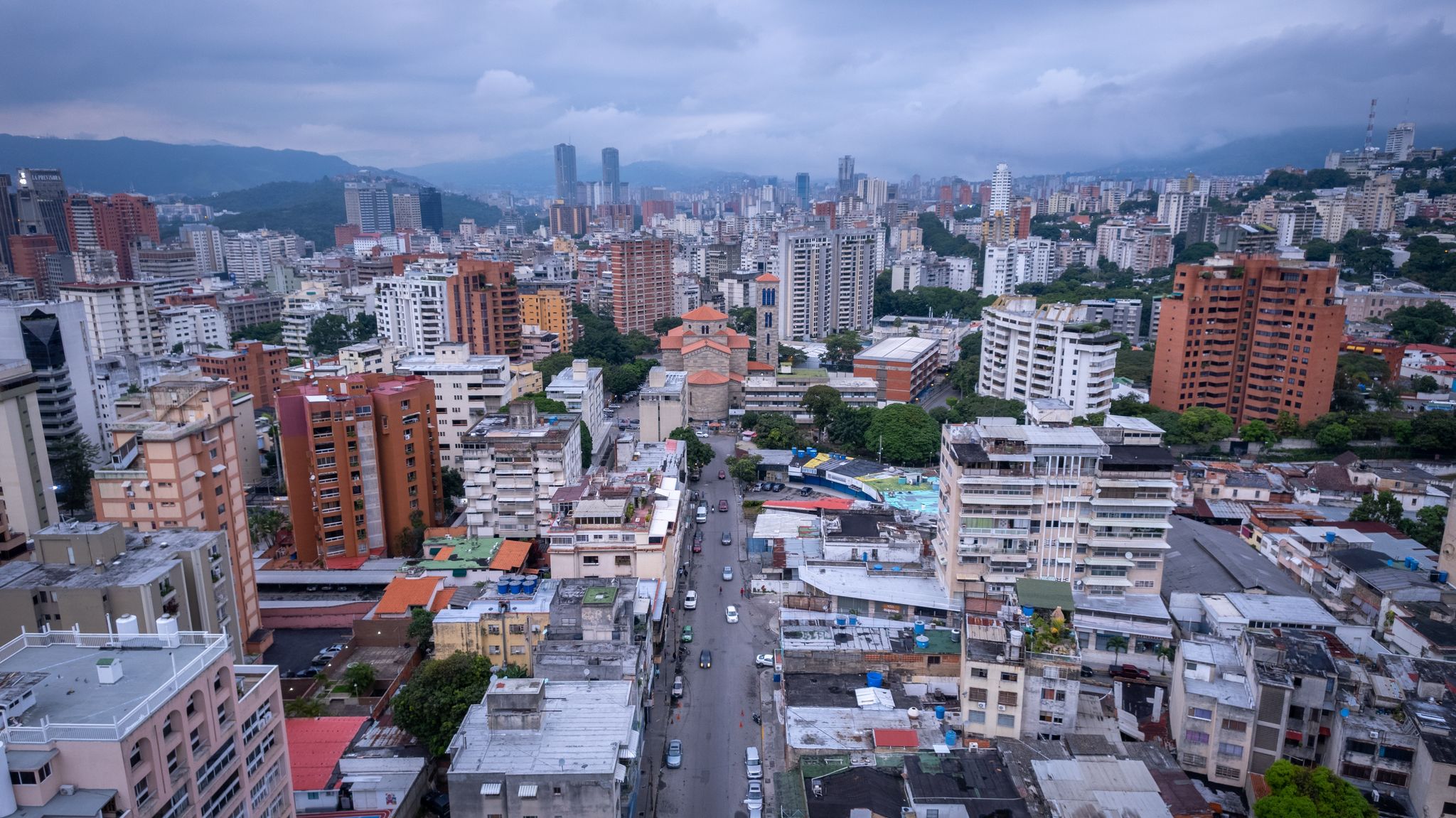 Photo of Aerial view of Caracas, from La Florida ,Spain .