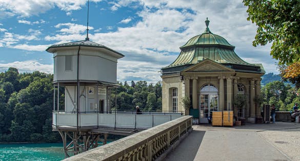 photo of elevator to Munster Platform in Bern, Switzerland.