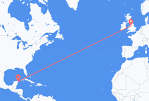 Cancún to Manchester
