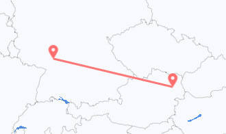 Train tickets from Vienna to Heidelberg