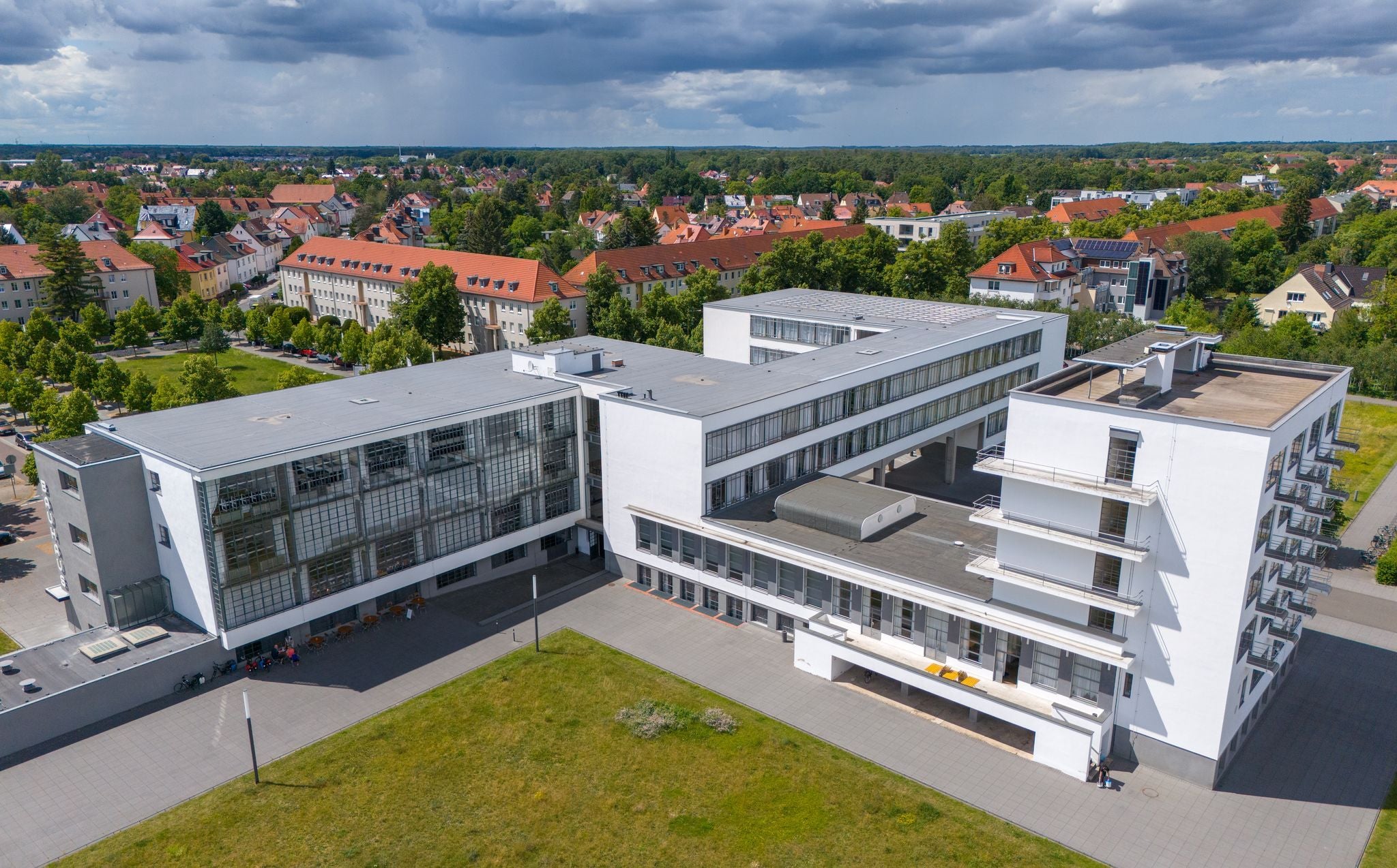 Photo of Bauhaus school , Dessau, Germany, UNESCO .