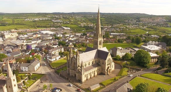 photo of view of Letterkenny, Ireland.