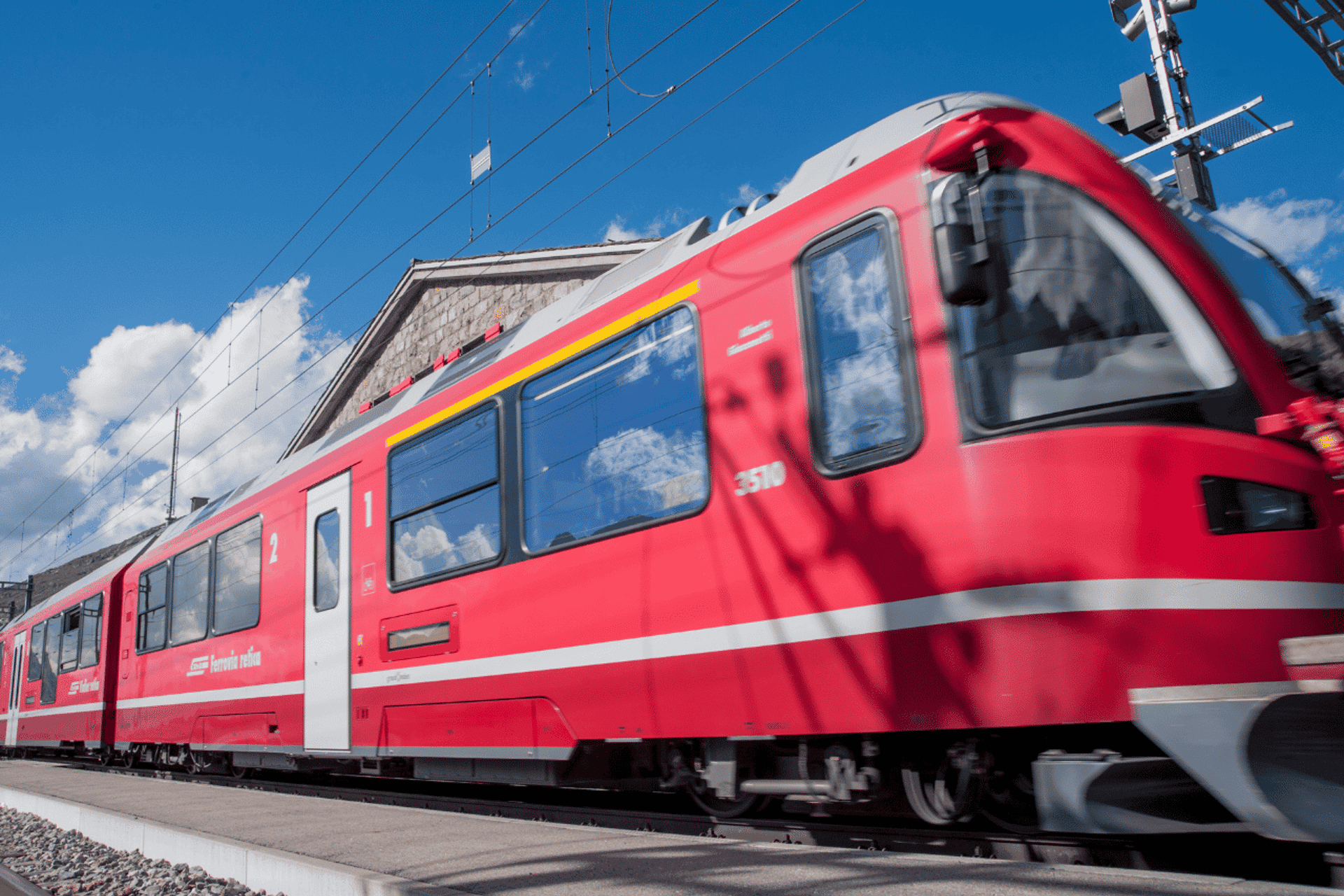 From Milan: Round-Trip Bernina Red Train to Saint Moritz
