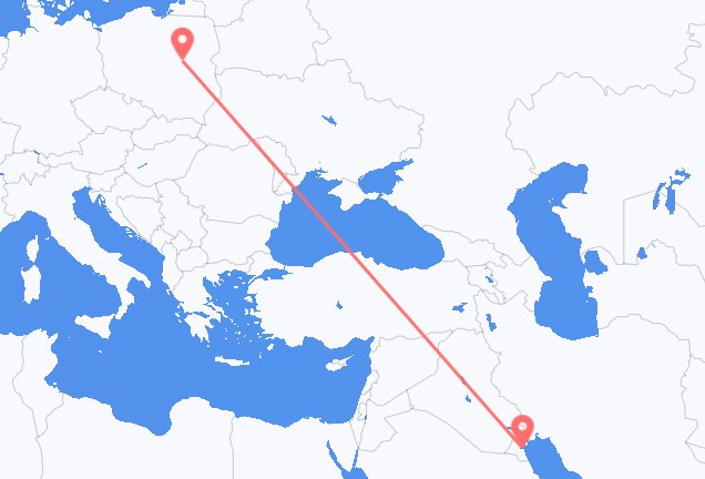 쿠웨이트 시티 바르샤바로