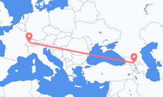 die Schweiz nach Georgien