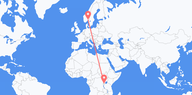 le Rwanda pour la Norvège