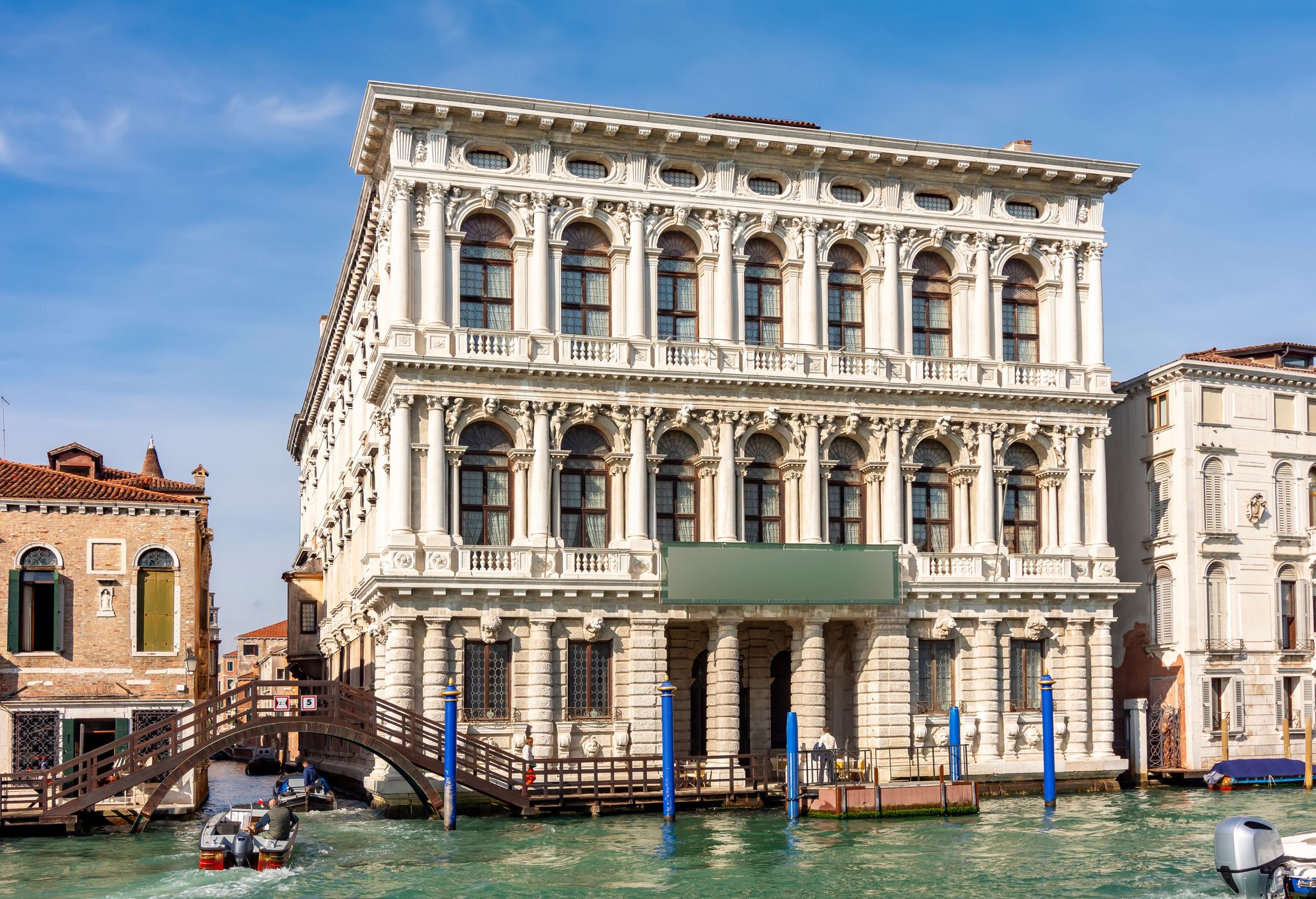 photo of Ca' Rezzonico palace on Grand canal, Venice, Italy.