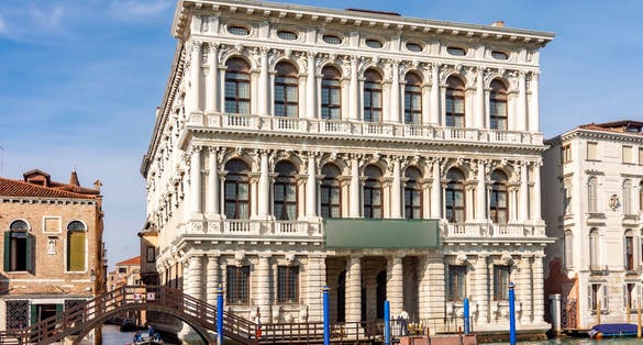 photo of Ca' Rezzonico palace on Grand canal, Venice, Italy.