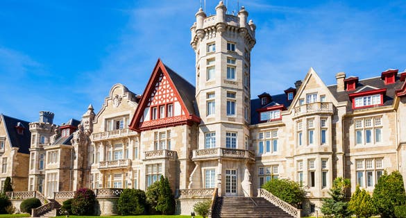 Photo of Magdalena Palace or Palacio de la Magdalena is a palace located on the Magdalena Peninsula in Santander city, Spain.
