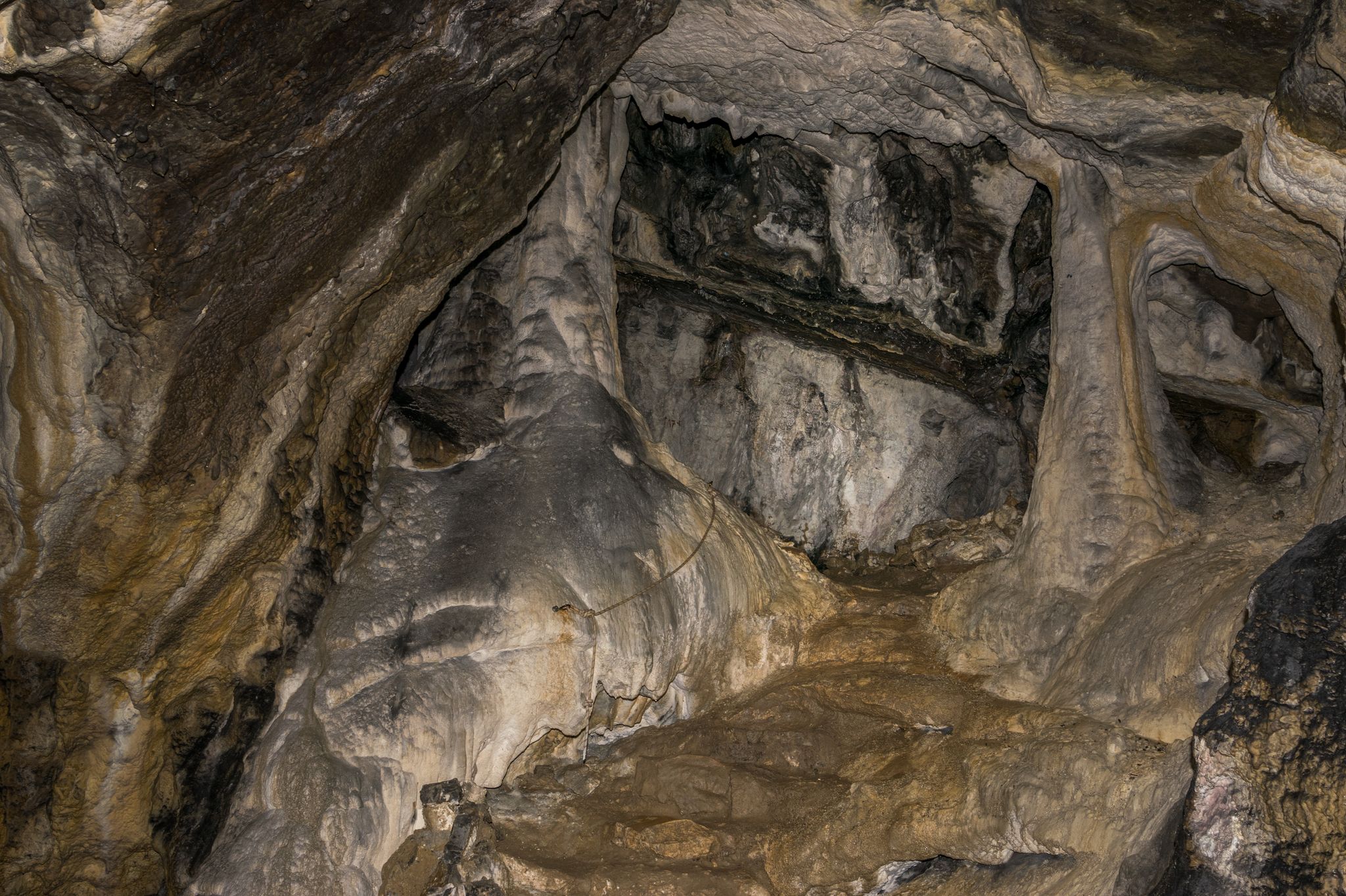 Photo of Stanisovska jaskynaCollumns in the cave as the entrance inside.