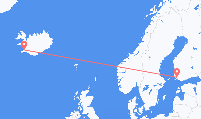 Reykjavik to Turku