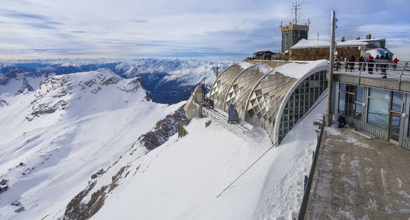 Photo of Alps from Zugspitze Platform, Garmisch-Partenkirchen, Bavaria, Germany.