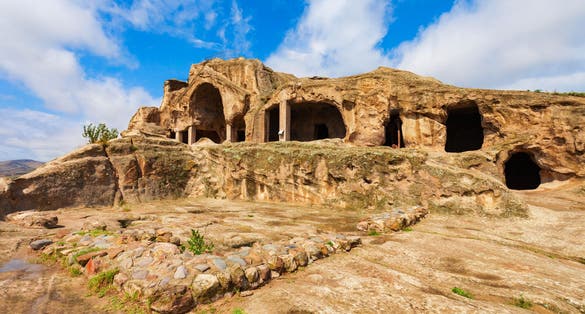 Photo of Uplistsikhe is an ancient rock hewn town near Gori in Shida Kartli region of Georgia.