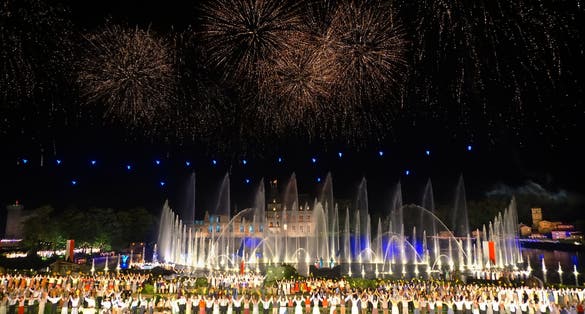 Photo of Cinéscénie show of the Puy du Fou, Les Epesses, France.