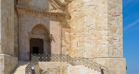Castel del Monte, which rises on the highlands of the Murge. UNESCO World Heritage Site. Andria, Puglia - Italy.