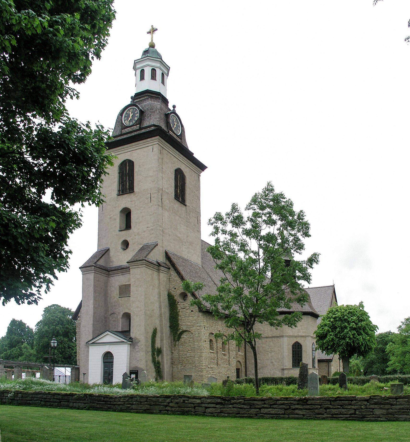 photo of entrance of Vreta Abbey in Sweden.