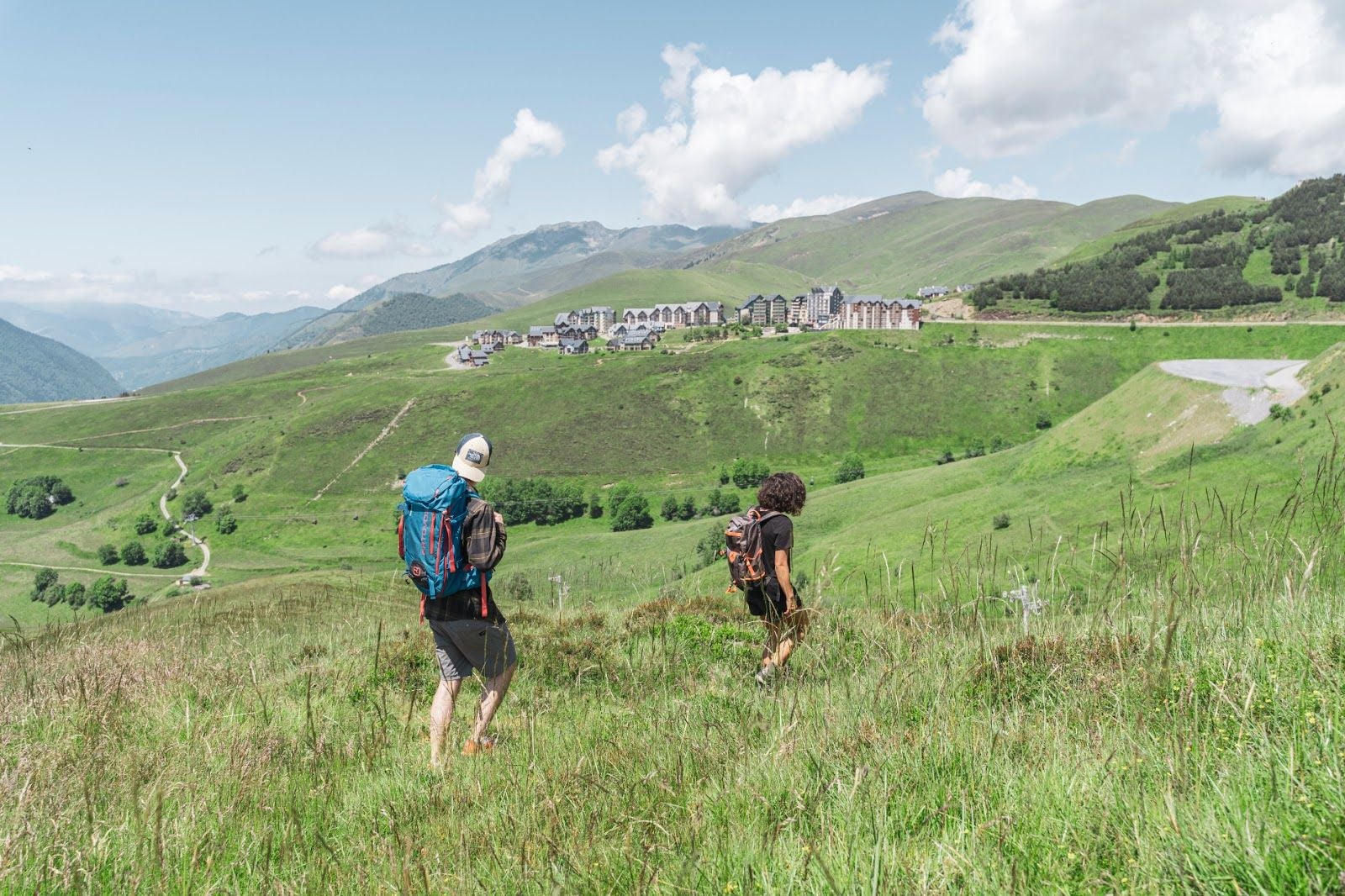 Peyragudes Peyresourde slope, Gouaux-de-Larboust, Saint-Gaudens, Haute-Garonne, Occitania, Metropolitan France, France