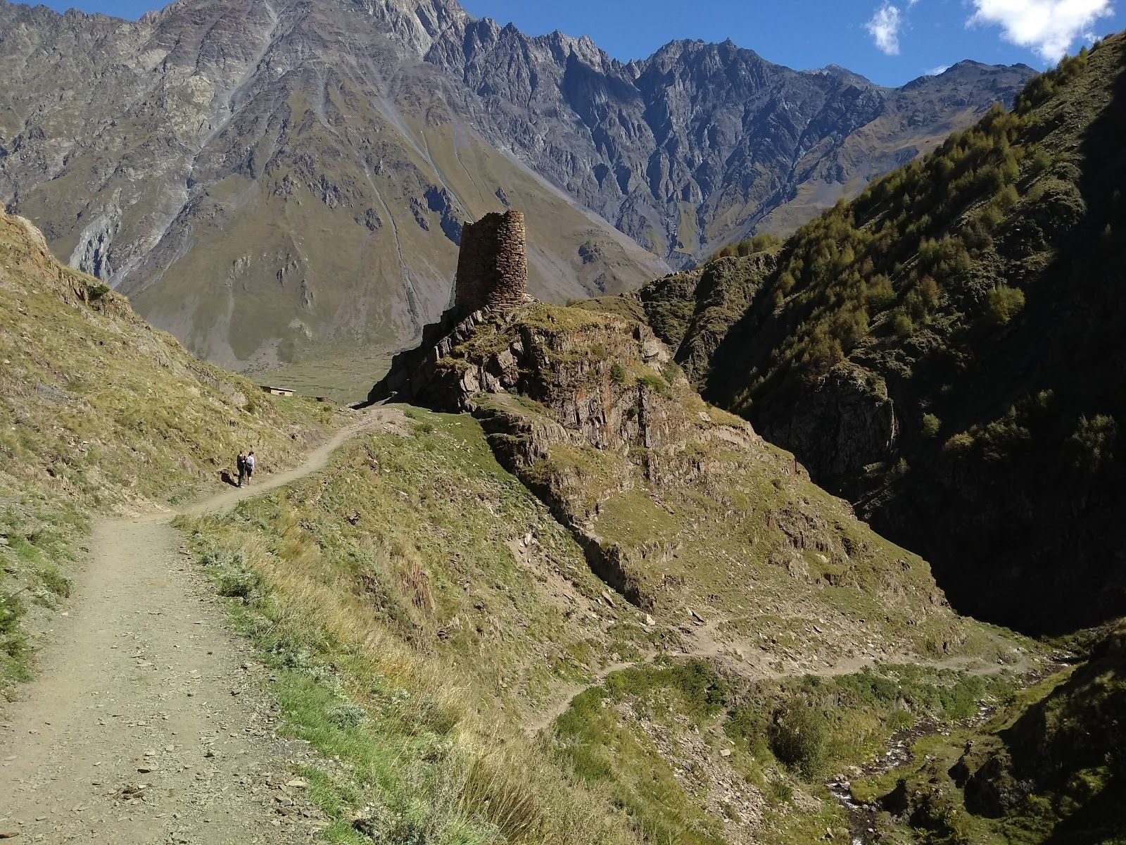 Gergeti Tower, Kazbegi Municipality, Mtskheta-Mtianeti, Georgia