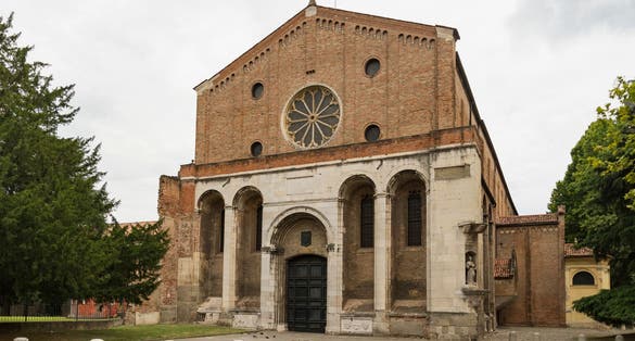 Scrovegni Chapel in Padua, Italy in summertime.