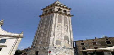 Aerial drone photo of famous european city of Pula and arena of roman time. Location Istria county, Croatia, Europe.