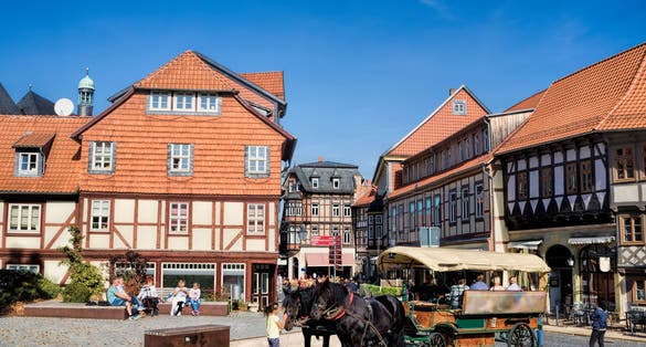 Cityscape of Wernigerode, Germany