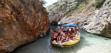 Vlore: Grama Bay & Karaburun Caves 8-Hour Speedboat Tour