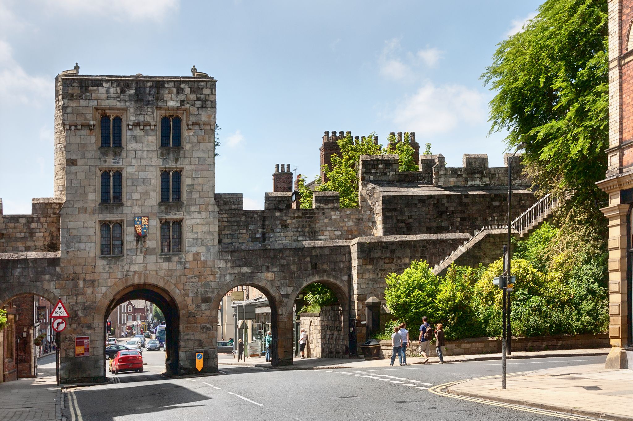 Photo of York City Walls, North Yorkshire, England, UK.