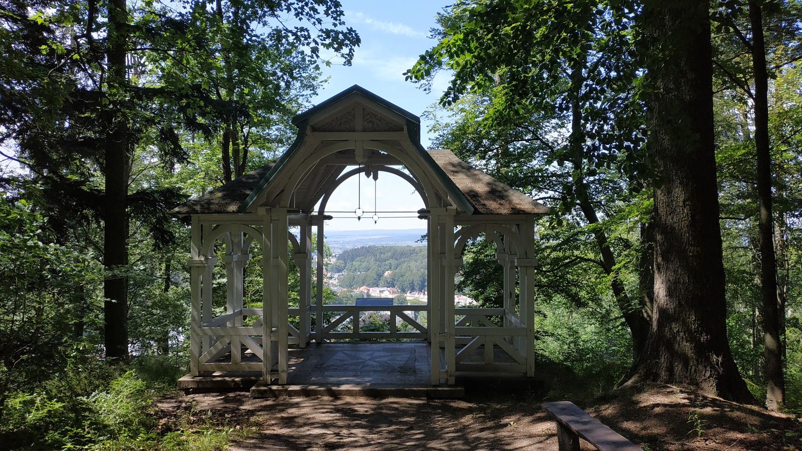 Mecséry lookout, Mariánské Lázně, Cheb District, Karlovarský kraj, Northwest, Czechia