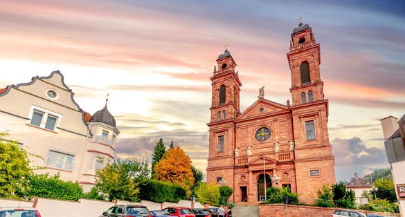 Photo of Church in Eberbach, Odenwald, Germany.