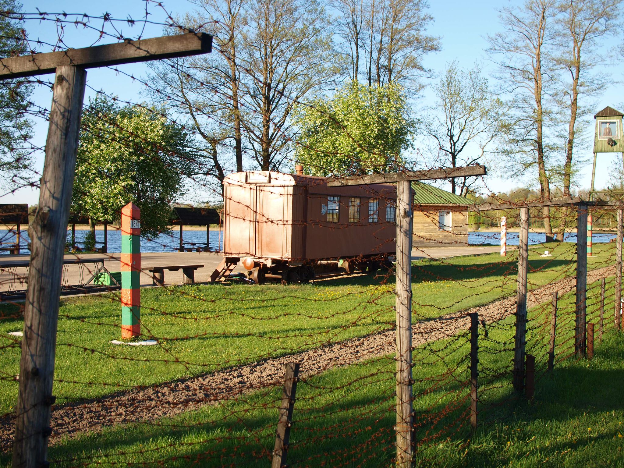 Entrance to Grūto parkas, Lithuania.