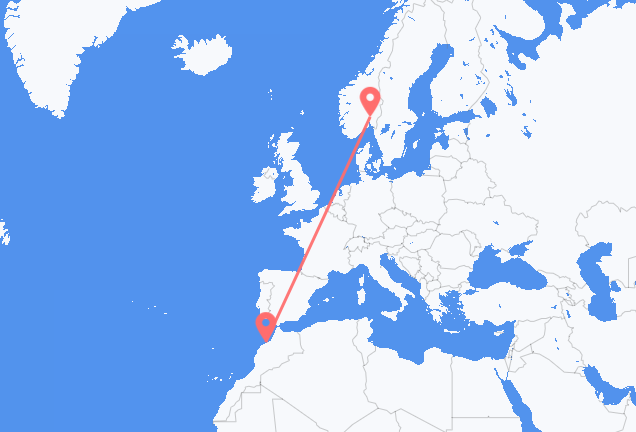 Casablanca to Oslo