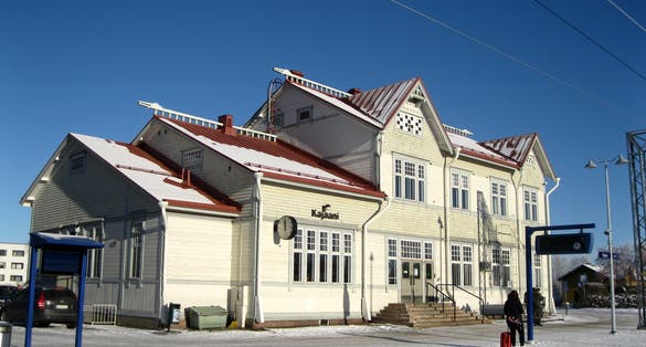 Kajaani railway station, Finland.