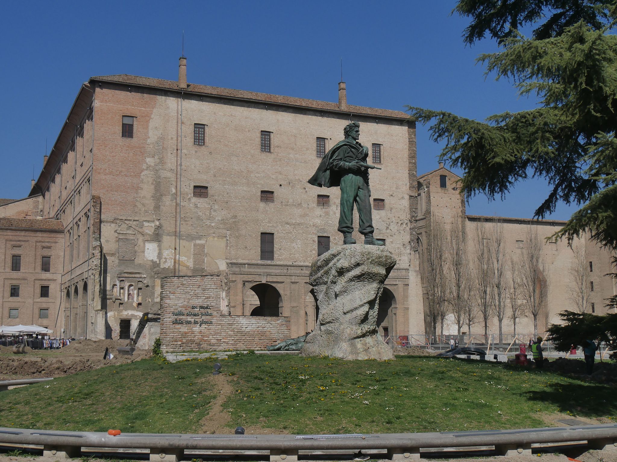 photo of Pillotta Palace in Parma. Pillotta Palace was designed by the architect Moschino for the Duke Farnese in order to hold all the Court's services. Nowadays it houses the National Gallery and the .