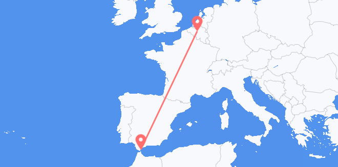 Gibraltar nach Belgien