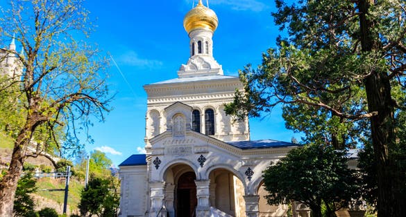 Photo of Russian Orthodox Church of Saint Megalomartyr Barbara in Vevey, Switzerland.