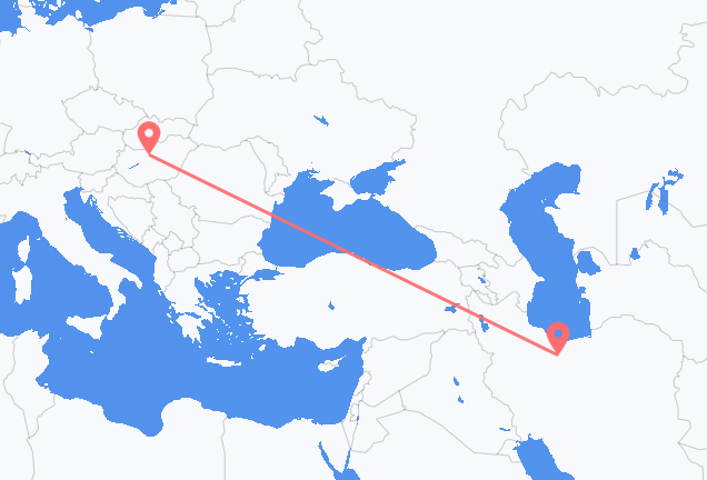 Tehran to Budapest