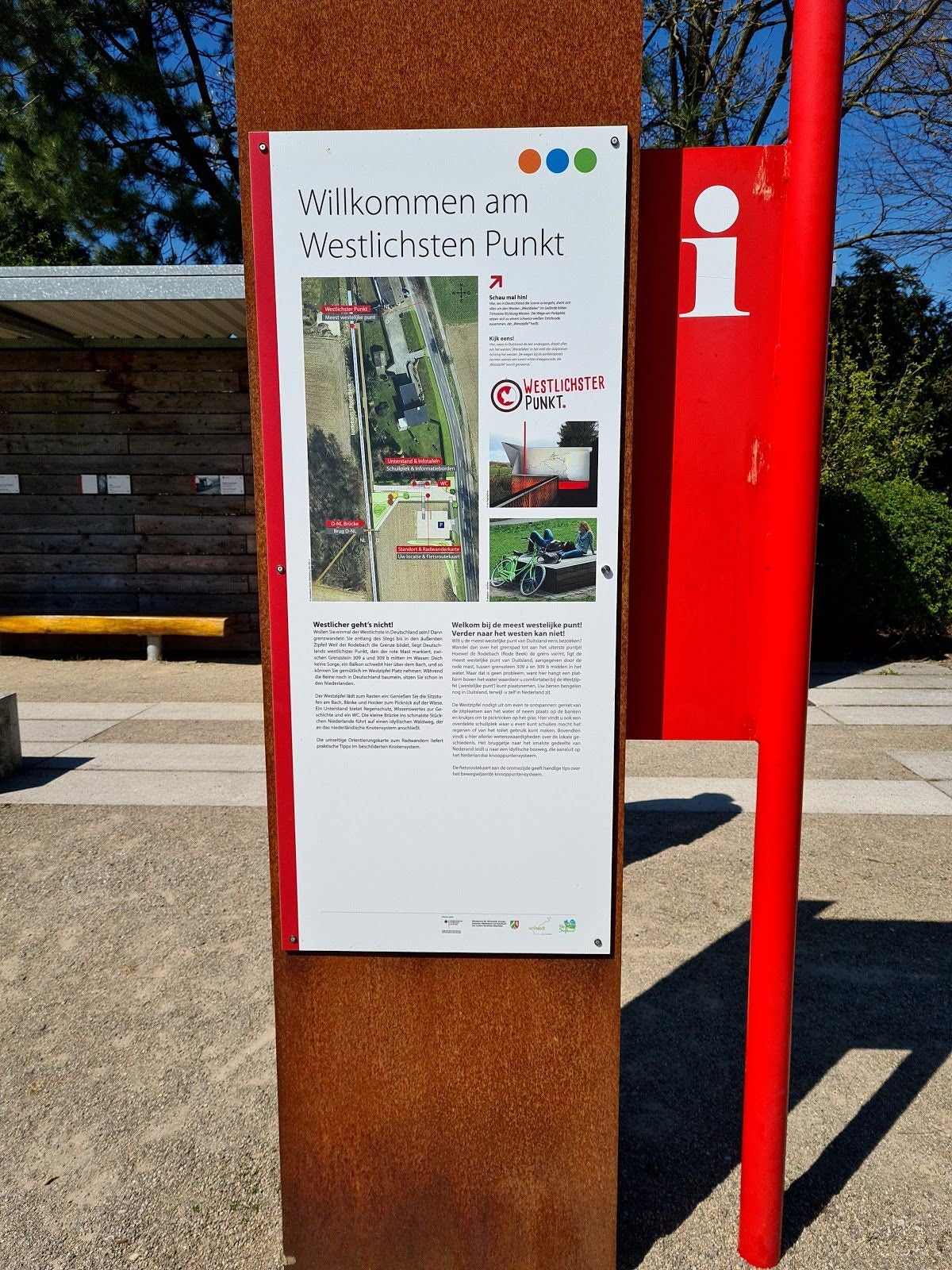 Westlichster Punkt Deutschlands, Selfkant, Kreis Heinsberg, North Rhine-Westphalia, Germany