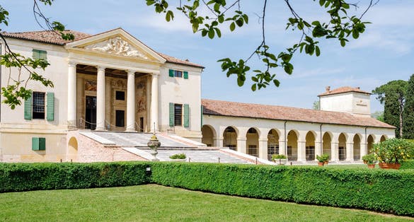 Fanzolo Treviso, Italy - Villa Emo is a Venetian villa designed by the architect Andrea Palladio