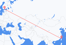 台北 ヘルシンキへ